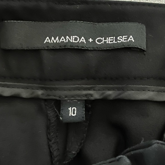 Amanda + Chelsea Slim Fit Mid Rise Cotten Blend Pants - Picture 9 of 10